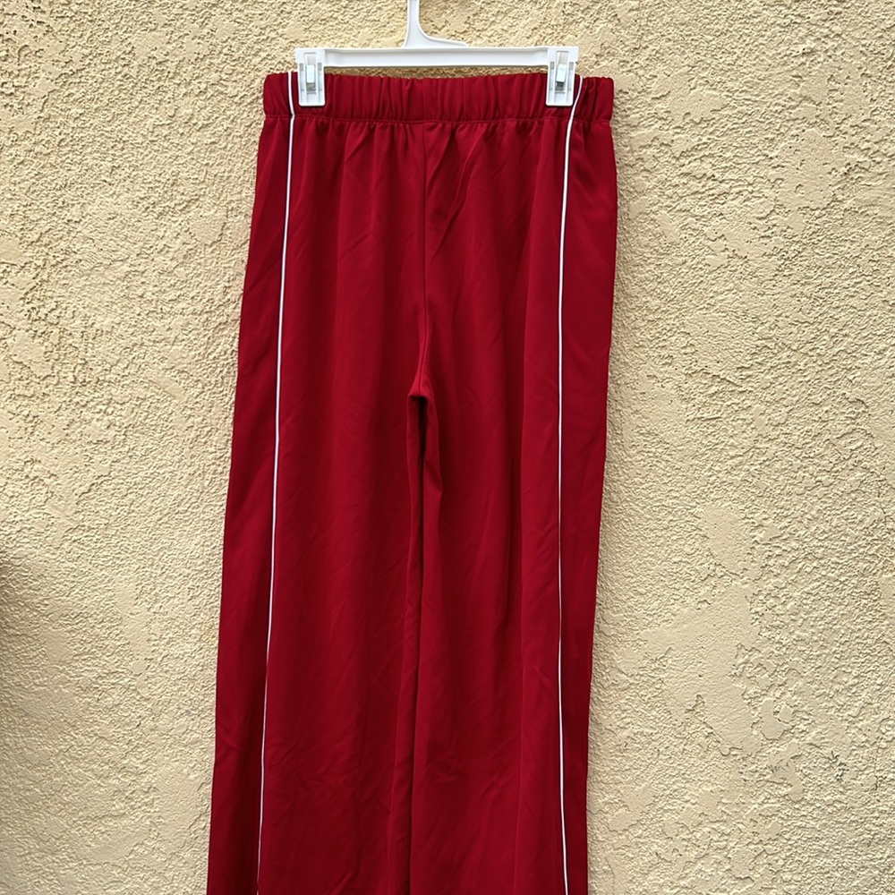Women’s wild fable dark red Leg track pants dark red NWT - Picture 7 of 8